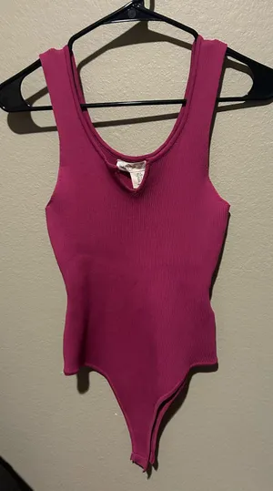 TJ Maxx Hot pink bodysuit thumbnail 1