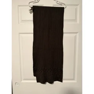 Fendi Merino Wool Vintage Brown Scarf Made In Italy Monogram Old‎ Money thumbnail 4