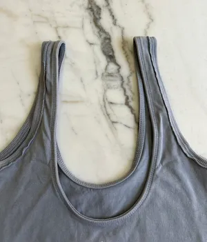 Free People Movement Blue Gray Tank Top Bra thumbnail 7