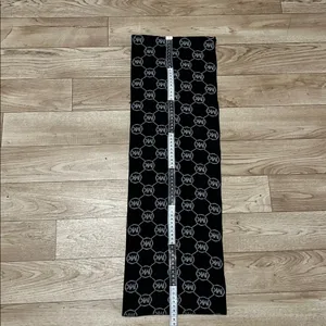 Michael Kors Monogram Black and White Scarf thumbnail 5