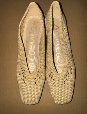 Sam Edelman Women's Kasey Knit Ballerina Flats size 7M beige thumbnail 2