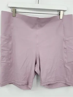 Aerie Offline Pink Seamless High Rise Biker Shorts Size 2XL thumbnail 7