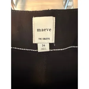 Anthropologie Maeve The Colette Magic Fabric Crop Wide-Leg Pants size 34 thumbnail 8