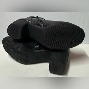 Croft & Barrow Ortholite Comfort Baron Black Round-Toe Zip Closure Ankle Booties thumbnail 8