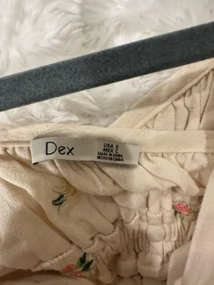 Dex Button Front Cami Midi Dress Beige Floral White thumbnail 4