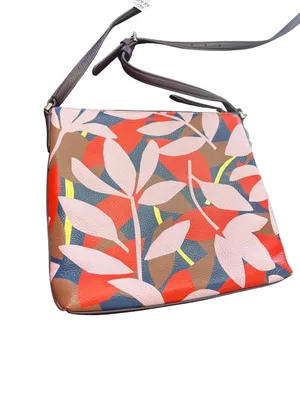 Kate Spade NY woms blue red floral crossbody handbag 9.5"x10.5x2" SKU 10-045 thumbnail 13