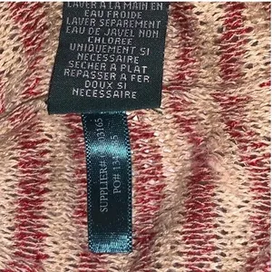 Lauren Ralph Lauren Sweater Womens Small Red Blue‎ Striped Linen Blend Nautical thumbnail 8