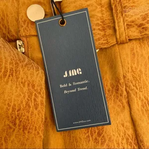 J.Ing Faux Skin Zip Front Belted Mini Skirt Tan S thumbnail 6