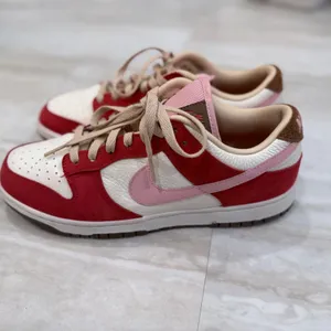 Nike Dunk Low Bacon Red Pink White FB7910-600 Womens 10.5/ Mens 9 thumbnail 2
