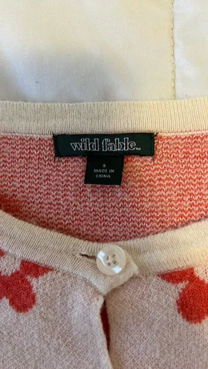 Target wild fable flower cardigan thumbnail 2