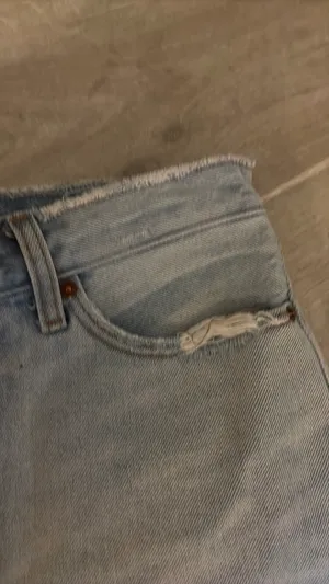 Abercrombie and Fitch denim cut off shorts thumbnail 2