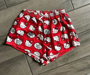 Hello Kitty Red and White Sleep Shorts thumbnail 1