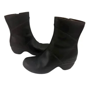 *Merrell Emma Boots Womens 6 Brown Brunette Leather Comfort Mid Calf Zip Winter thumbnail 11