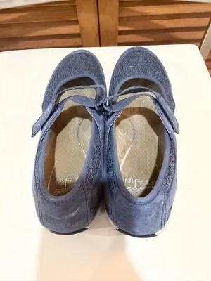 Dansko Hennie Blue Suede Mary Jane Comfort Shoes 37 US 6.5 thumbnail 5
