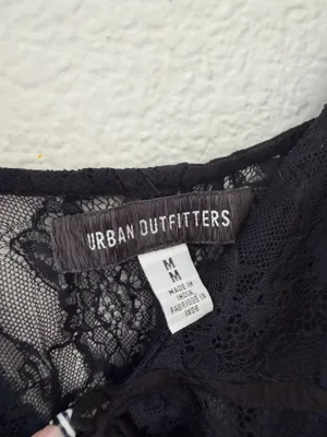 Urban Outfitters black lace tank thumbnail 2