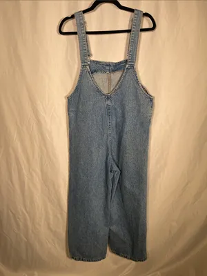 Zara Womens Denim Overalls Small 2553/062/400/S thumbnail 3