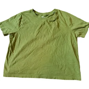 Madewell Softfade Cotton Boxy Crop Tee | XS | Olive Green thumbnail 1