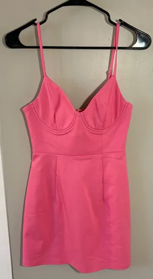 Princess Polly Novella Mini Dress in Pink Size Women’s 4 Small thumbnail 1