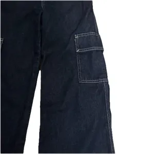 Lee Women's High Rise A-Line Cargo Jeans‎ Pants Size 25 Baggy Rave 90s Wide Leg thumbnail 7