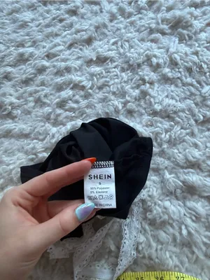 Black Lace-Trim Cami Top thumbnail 5