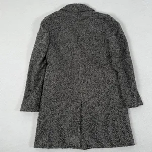 J Crew‎ Tweed Topcoat Coat Womens Size 2 Grey Black H1493 thumbnail 7