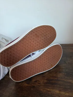 Vans Ward Low Top Sneakers Burgundy Maroon Skater Grunge Casual Comfy Women 8.5 thumbnail 5