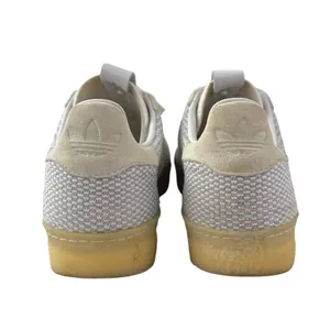 Adidas Gazelle Men's White Blue Suede Lace Up Low Top Sneakers Shoes Size 7.5 thumbnail 4