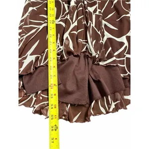 Vintage City Triangles Y2K Tropical Halter Dress Sz S Boho Fairy Grunge Babydoll thumbnail 7
