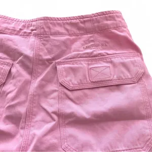 LRL RALPH LAUREN Pink Sporty Preppy Utility Carpenter Cargo Shorts Golf Tennis Country Club Cotton Drawstring Waist Hiking Camping Glamping Adventure Explorer Summer Beach Streetwear Vintage 2000s Y2K Sz 6 - Measurements in pics thumbnail 4