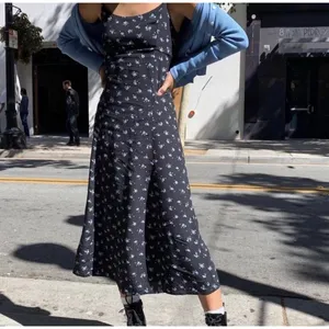 Brandy Melville Colleen Ditsy Blue Floral Midi Tank Dress 90s 2000s Soft Grunge thumbnail 6