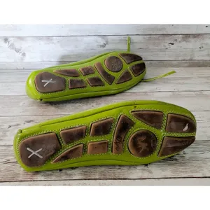 Michael Kors Flats - Green Flats Size 6.5 M - Leather Upper - Cosmetic Issues thumbnail 6