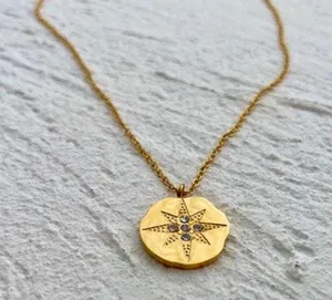 Starburst Pendant Gold thumbnail 7