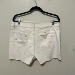 Loft Brand Star‎ Fresh Cut High Rise Cut Off Denim Shorts Size 14 thumbnail 6