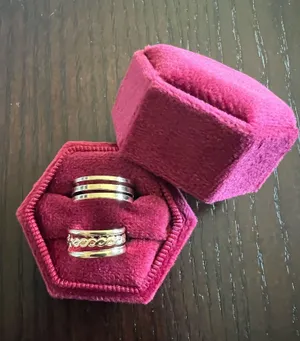 10k Gold Plated (2) in a Set Adjustable Toe Rings NWT thumbnail 1