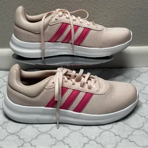 Adidas Pink LITE RACER 4.0 SHOES Women’s Size 7.5 thumbnail 2