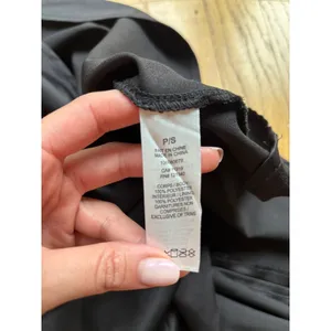 Garage Bebe Strapless Black Satin Fit & Flare Dress P/S thumbnail 6