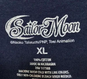 Sailor Moon Anime Navy Blue Tshirt size Extra Large thumbnail 4
