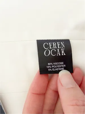 Ceren Ocak Bustier Top Ecru Size XS Neutral Luxury Party Going Out thumbnail 6