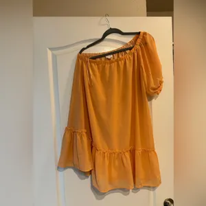 One shoulder dress Orange Size M thumbnail 3