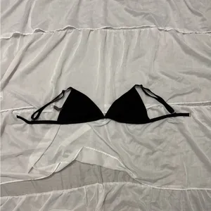 Triangle Bikini Top Black Size undefined thumbnail 2