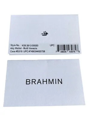 Brahmin Ady Multi Venezia Genuine Leather Wallet NWT thumbnail 8