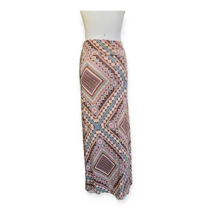 American Rag enty cia Womens tan western patterned maxi skirt thumbnail 4