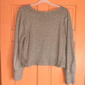 Wilfred Taupe Love Fire Button-Up Crop Cardigan thumbnail 4