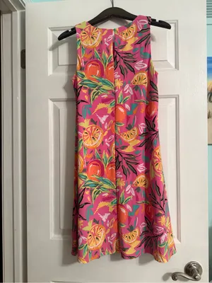 Papagallo Citrus Printed Sleeveless Dress thumbnail 3