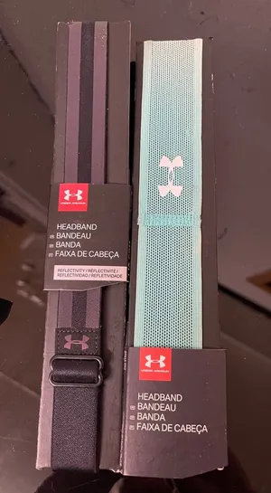 Under Armour & Scunci Adjustable Headbands in Mint Green and Black, multicolor thumbnail 1