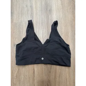 Lululemon‎ Align V-Neck Bra *Light Support, A/B Cup Size 14 Black thumbnail 2