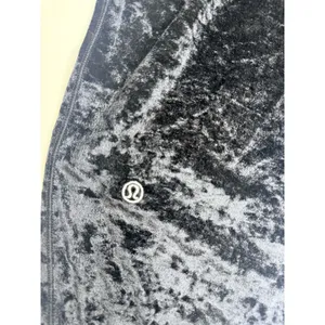 Lululemon Pants Womens 6 Black Velvet Joggers Elastic Waist Pockets Lounge thumbnail 6