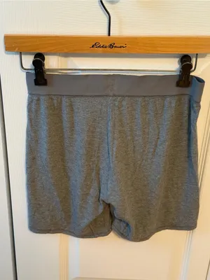 Skims Soft Lounge Rib Boxers in Heather Gray thumbnail 3