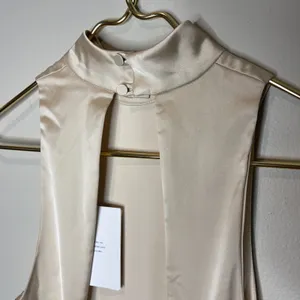 New Fame & Partners High Neck Mermaid Skirt‎ Golden Dress US 0 thumbnail 8