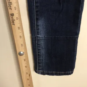 KanCan ladies distressed dark wash denim jeans with leopard patches on areas‎ 29 thumbnail 7